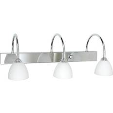 IP21 - Vita Vägglampor Belid V5237 Fontana Tripple Väggarmatur ∅ 8.5cm