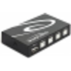 Extern USB-hubs DeLock USB 2.0 4 Port Manual Switcher