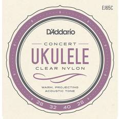 D'Addario EJ65C Concert Pro-Arte Extruido personalizado Nylon Ukulele cuerdas