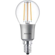 E14 2700k Philips Lampadina Sfera filamento Led 5W attacco E14 2700K PHILEDLUS40E14D