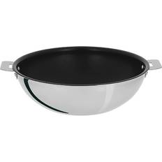 Plaque de cuisson en vitrocéramique Poêles Wok CRISTEL Casteline Amovible Non Stick 2.7 L 24 cm