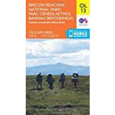 Books OS Explorer OL13 Brecon Beacons National Park - Eastern area (OS Explorer Map)