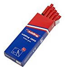 Red Touch Pen Edding e-1200 Pen Fibre-Tip Pen 0.5-1mm 10-pack Red