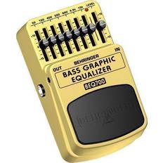 Behringer BEQ700, efektipedaali, Musta, Keltainen, 70 mm, 123 mm, 54 mm, 330 g