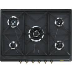 70 cm - Placa de Gas Encimeras Smeg SRV876AOGH 5 Zonas 70 cm Negro