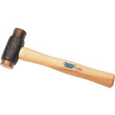 Wooden Grip Rubber Hammers Draper 210D 20070 Copper & Rawhide Faced Rubber Hammer