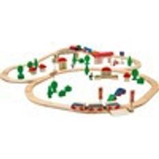 Eichhorn Toys Eichhorn Train with Bridge 81pcs