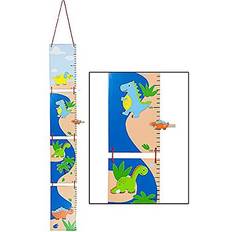 Blåa Måttstockar Barnrum Mouse House Gifts Dinosaur Children's Height Chart Growth Measure Boys