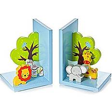 Mouse House Gifts 3D Safari Wooden Decorative Children's Bookends