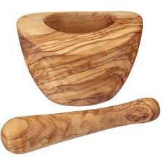 Wood Pestles & Mortars KitchenCraft World of Flavours Pestle & Mortar