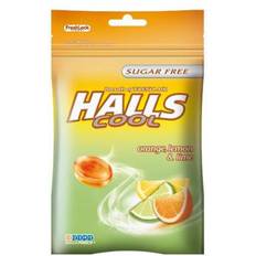 Halls Cool Orange Lemon Lime 21 st Sugtablett