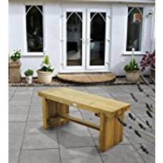 Garden & Outdoor Furniture Forest Garden Double Sleeper 1.2m Garden Bench