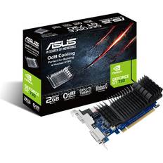 Nvidia GeForce - Pasivo Tarjetas Gráficas ASUS GeForce GT 730 Silent Low Profile GDDR5 HDMI VGA DVI-D 2GB