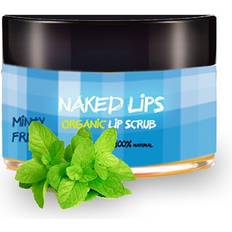 Ekologiska Läppskrubb NakedLips Lip Scrub Minty Fresh 15ml