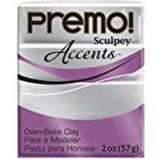 Sculpey Premo Polymer Clay Silver 57g