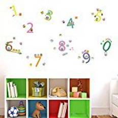 Wall Decor Kid's Room Walplus Owls Numbering