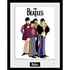 Celebrities Framed Art GB Eye The Beatles Yellow Submarine Group Framed Art 30x40cm