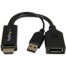 Kabler StarTech HDMI - DisplayPort/USB Adapter M-F