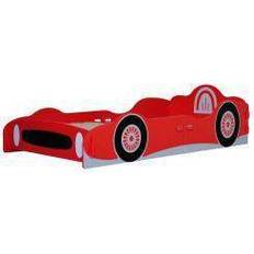 Red Childbeds Kid's Room Kidsaw Racing Car Single Bed