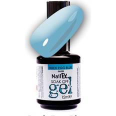 The Edge Nailfx Soak Off UV Gel Polish Blue Duck Egg Blue 15ml