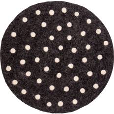 Afroart Felt Komplett dekorationskudde Svart, Grå (50x50cm)