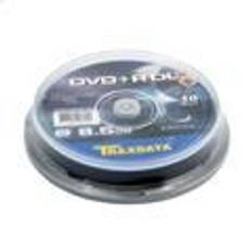 DVD+R Colour 8.5GB 8x Spindle 10-Pack