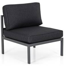 Svarte Modulsofaer Brafab Leone Centre Modulsofa