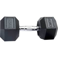 DKN Rubber Hex Dumbbell 17.5kg