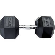 DKN Rubber Hex Dumbbell 25kg