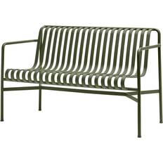 Havemøbler Hay Palissade Dining 128cm - Olive Green Havebænk