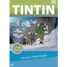 Tintin dvd Tintin: En resa i Tintins fotspår (5DVD + Bok) (DVD 2012)