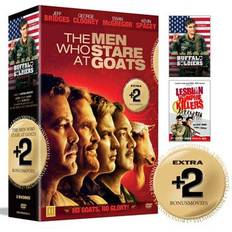 Men who stare at goats + 2 Bonusfilmer: Box (3DVD) (DVD 2015)