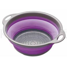 Morado Coladores KitchenCraft Plegable Plástico 2.8 L 24 cm Color Verde Colador 24cm