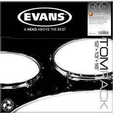 Pelli per tamburo D'Addario Evans ETP-G2CLR-S Standard G2 Clear Set Pelli Batteria