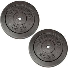 Viavito Cast Iron Standard Weight Plates 2x20kg