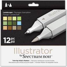 Illustrator Landscape Markers 12-pack
