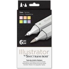 Spectrum Noir Arts & Crafts Spectrum Noir Illustrator Tints Markers 6-pack