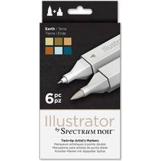 Spectrum Noir Illustrator Earth Markers 6-pack