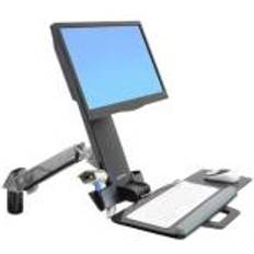 Ergotron Supporti per schermo Ergotron StyleView Sit-Stand Combo Arm 61 cm (24") Alluminio Parete