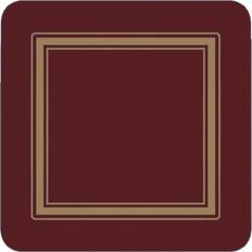 Pimpernel Classic Burgundy Coaster 6pcs