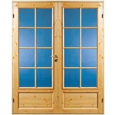 Diplomat 3 Furu SP16 Innerdörr Härdat glas H (72.5x194cm)