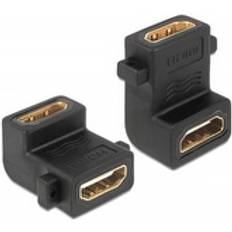 DeLock HDMI-HDMI F-F Angled Adapter