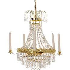 Ellos Taklampor Ellos Empire Gold/Transparent Pendellampa ∅ 54cm
