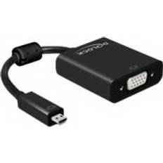 DeLock HDMI Micro-VGA M-F 0.2m