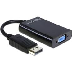 Micro usb b male DeLock DisplayPort/USB B Micro-VGA/3.5mm 0.1m