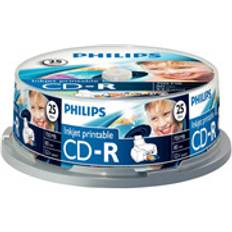 Philips Cdr imprimable, 25 pièces en cake box (CR7D5JB25/00)