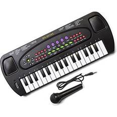 TOBAR Electronic Keyboard & Karaoke Microphone Set