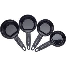 Black Measuring Cups KitchenCraft Easy Store Magnetic Measuring Cup 4pcs