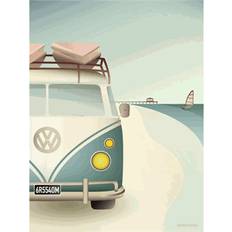 Plakater på tilbud Vissevasse VW Camper Plakat 50x70cm