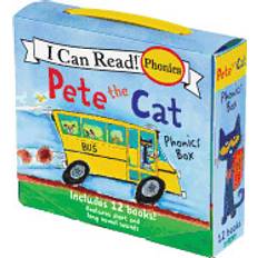 Books pete the cat phonics box includes 12 mini books featuring short and long vo (Paperback, 2017)